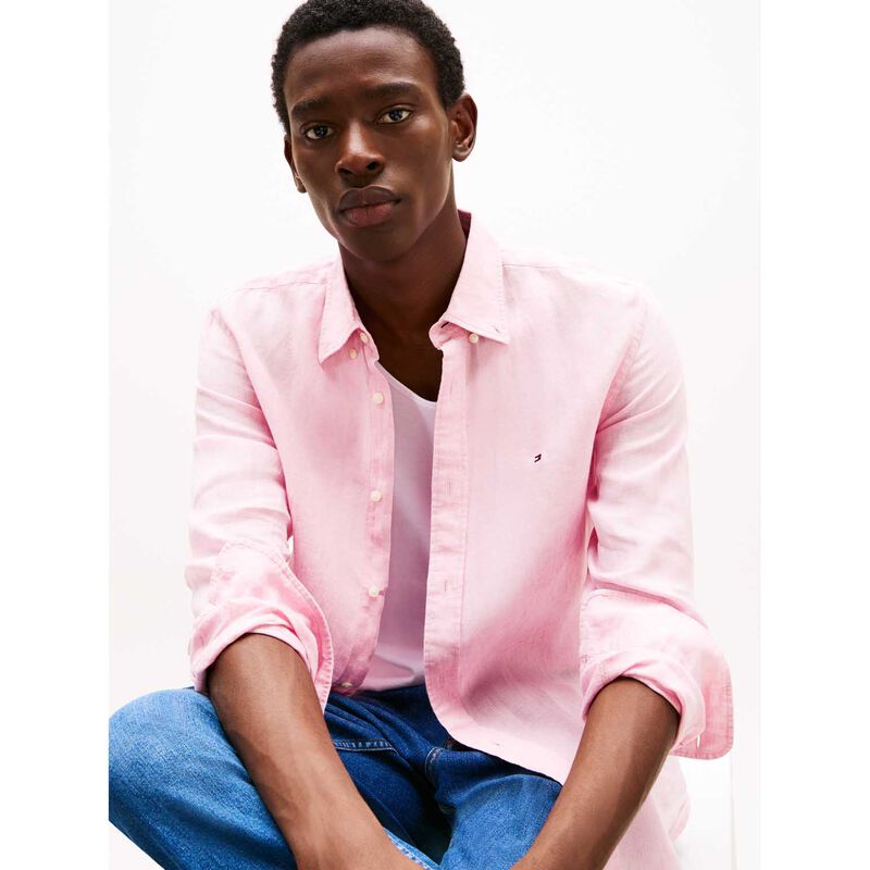 Tommy Hilfiger Regular Fit Pure Linen Shirt image number 2